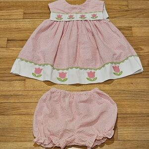 4T Vintage Samara Dress With Matching Bloomers